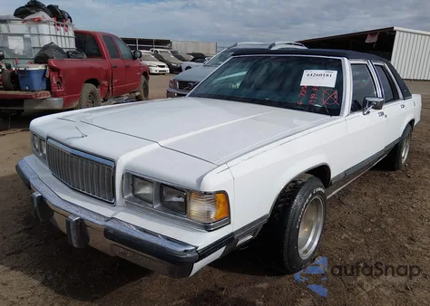 1989 Mercury Grand Marquis Ls from USA, damaged, VIN 2MEBM75F7KX703519